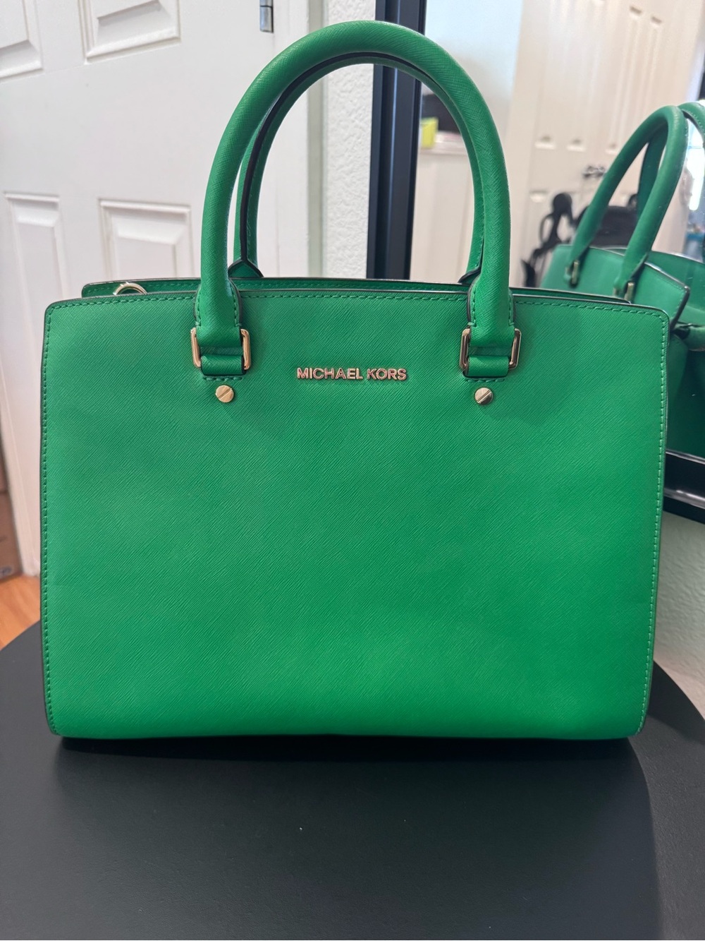 Michael Kors KELLY Green Selma handbag